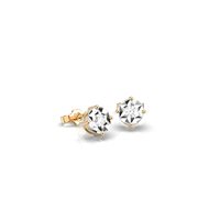 Orecchini Baroni Gioielli in Oro Diamante 0.02 Ct 4828B1-ORO GIALLO - 4828B1-ORO GIALLO